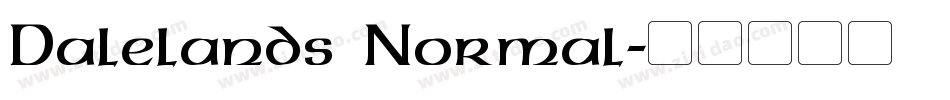 Dalelands Normal字体转换